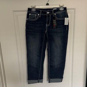 Apt. 9 Dark Blue Capri Jeans